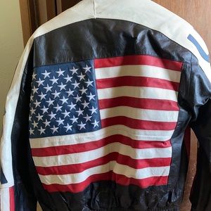 USA motorcycle jacket